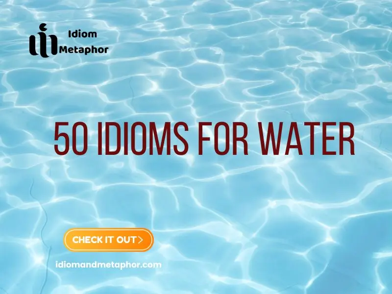 Idioms For Water