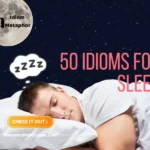 Idioms For Sleep