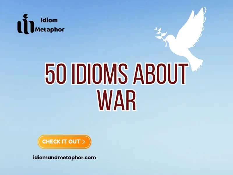 Idioms About War