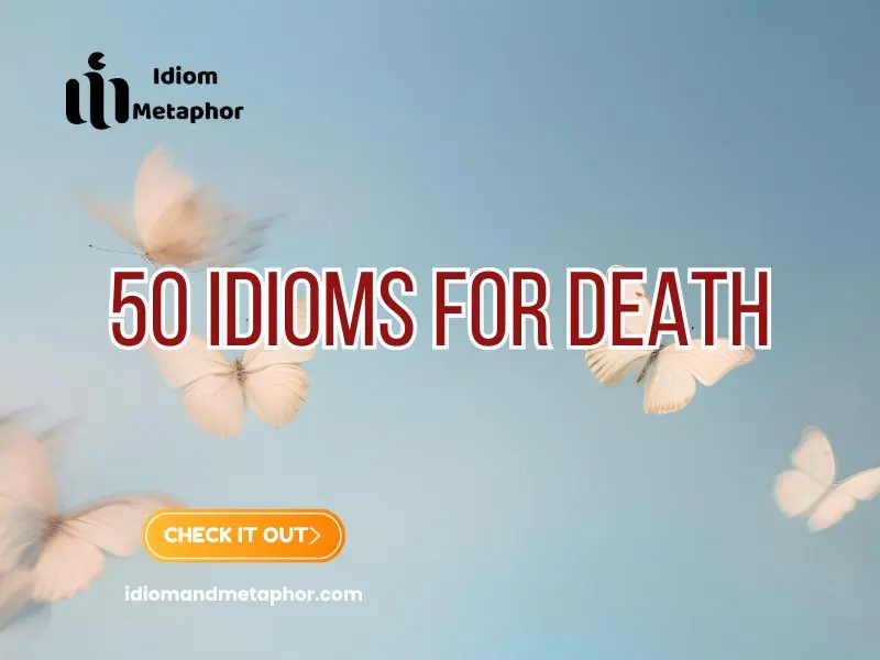 Idioms For Death