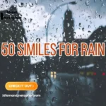 Similes For Rain