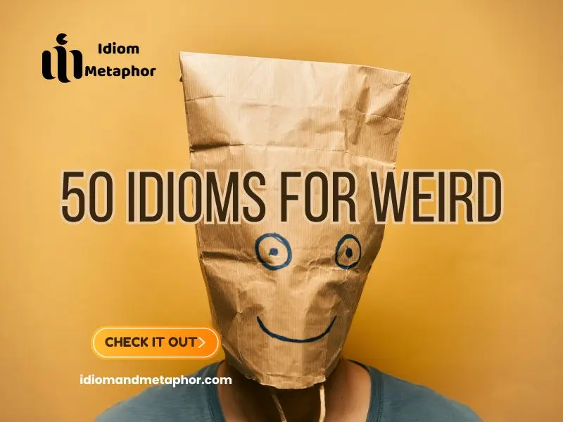Idioms For Weird