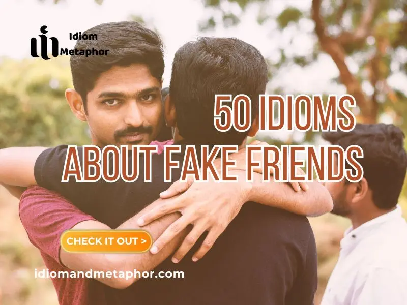 Idioms About Fake Friends