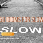 Idioms For Slow