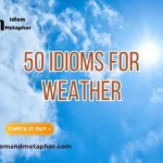 Idioms For Weather