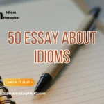 Essay About Idioms