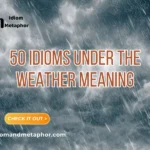 Idioms Under The Weather Meaning